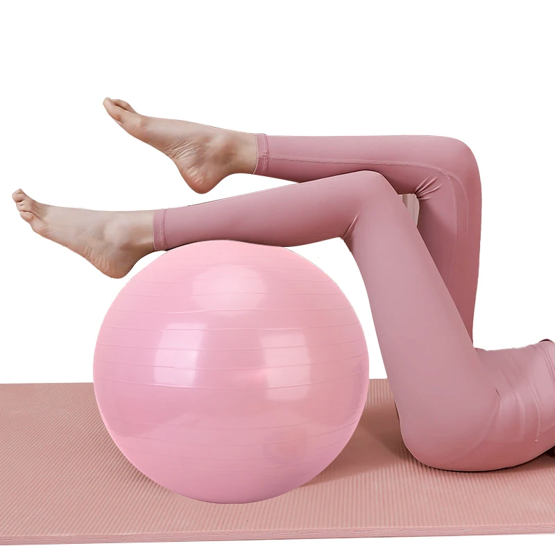 New Product Explosion yoga PVC exercise gym ball Custom logo for working out yoga balance ball