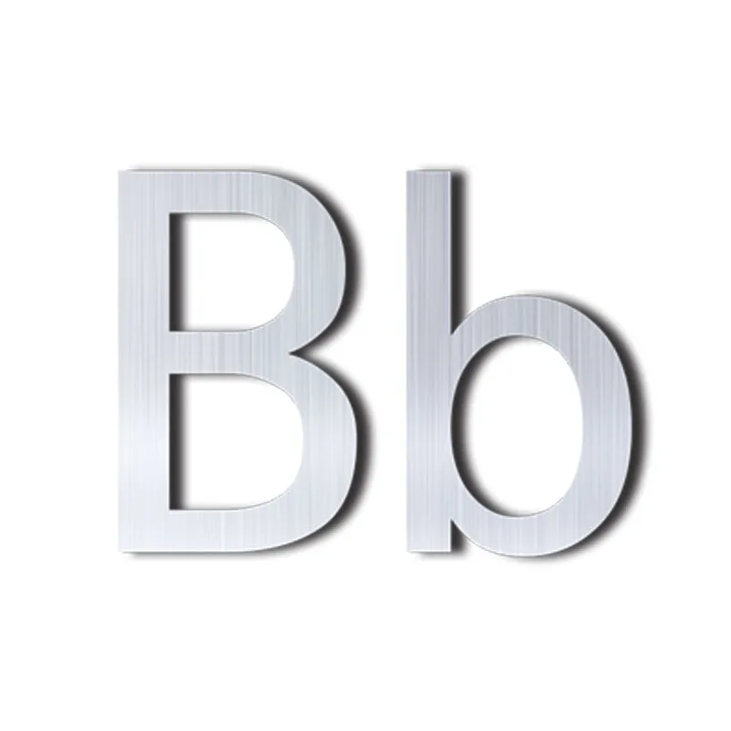 External mailbox number Metal Letters Box Sheet Metal Alphanumeric, Signs(numbers 0-9)