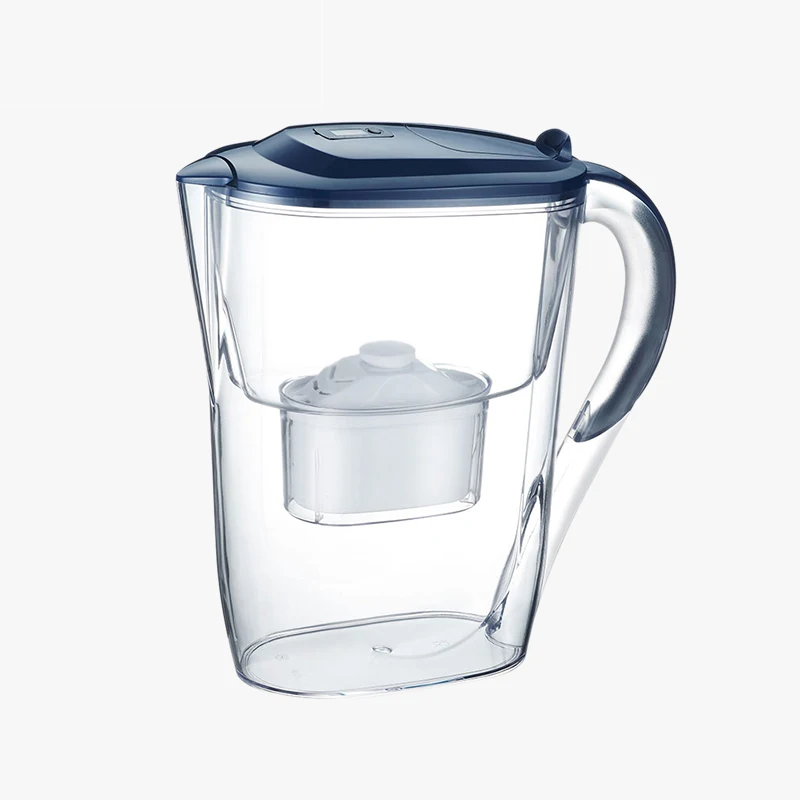 EC-268 Water Filter Pitcher with 1 Standard Activated Carbon Filter with Filter Life Reminder