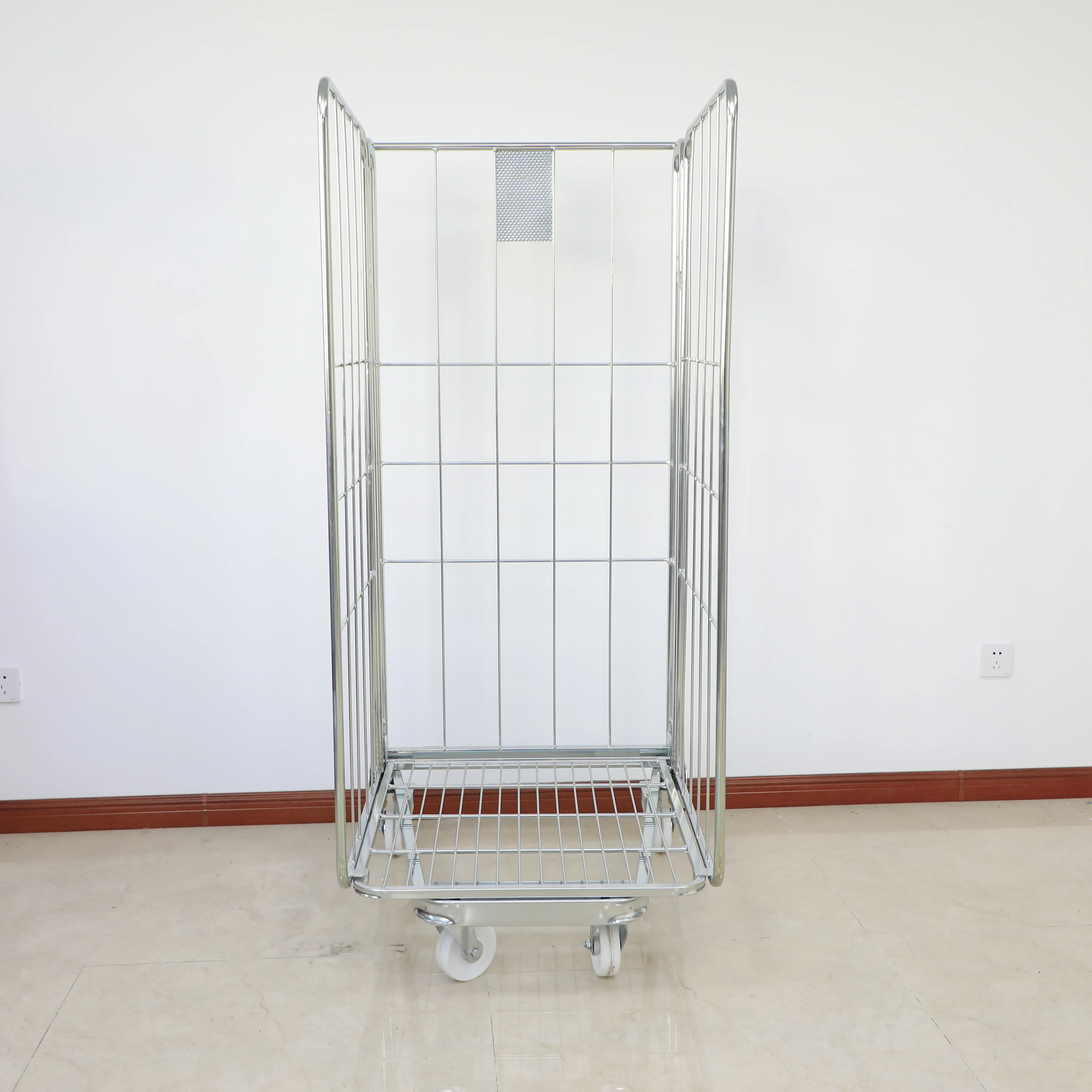 Высококачественные китайские оцинкованные мобильные складные прочные легко собранные тележки для промышленной безопасности