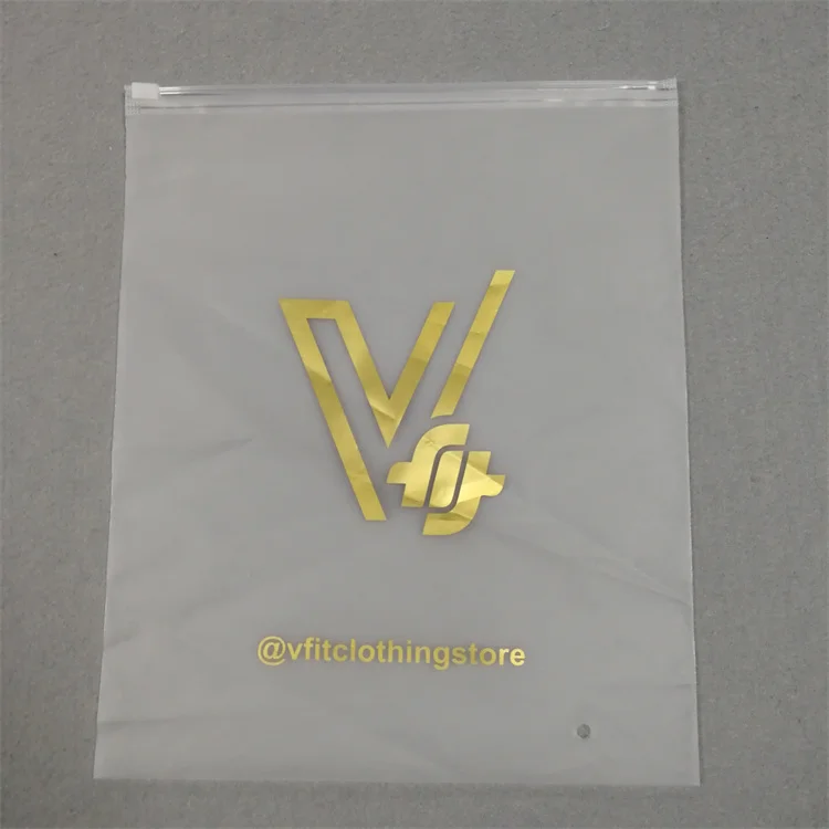 
Sample Free New style Custom Matte Frosted Print Bag EVA Zip Lock Bag Plastic Bags With Logos For Clothing 