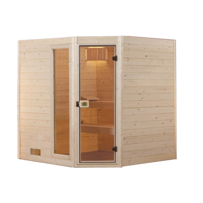 OEM hydrotherapy ozone steam  detox  wooden finnish indoor portable wet steam sauna hemlock sauna tent for home with sauna kits