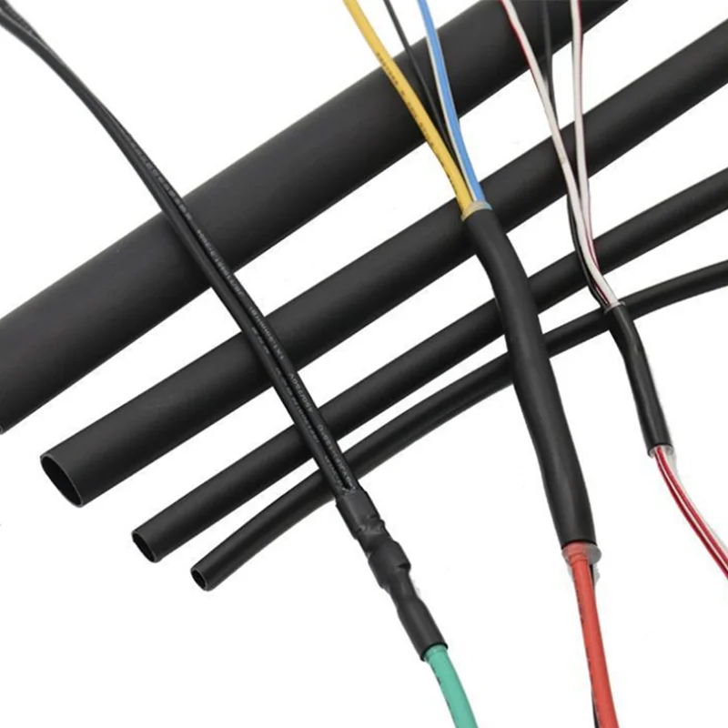 Color Silicone Rubber Heat Shrinkable Tube  Insulating shrink Sleeving Fluorine rubber shrinkage tubes