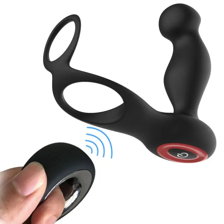 2023  Hot Sale Prostate Massager Dual Cock Ring Anal Beads Vibrator Other Sex Products