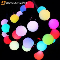 Сказочная светодиодная Рождественская гирлянда с шарами для украшения свадебной вечеринки