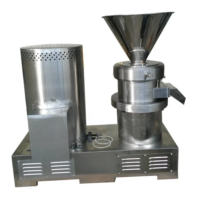 Peanut butter making machine grinder Industrial colloid mill almond nut sesame chili sauce making machine