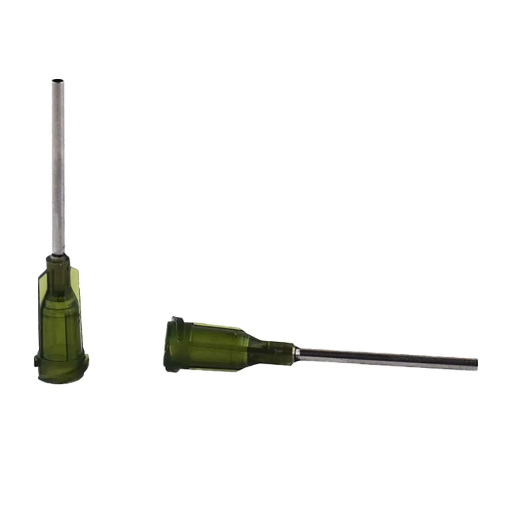  10000PK 1-дюймовый эпоксидной смолы тупым обойтись советы 14G-27G замком Luer иглы для