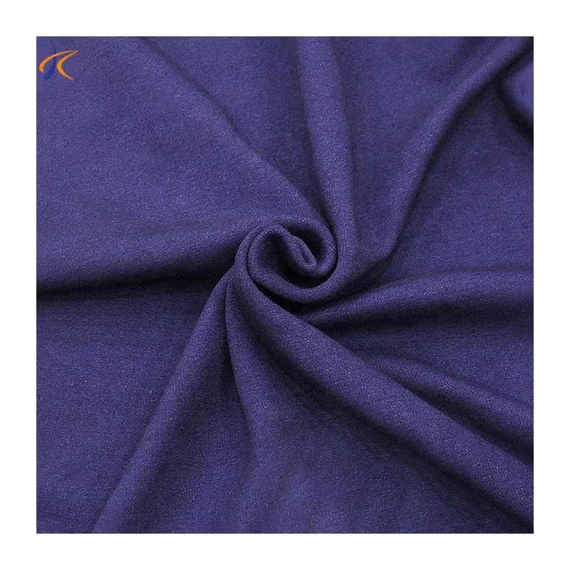Wholesale quality warm polyester cotton blend cashmere stretch denim winter denim fabric textile