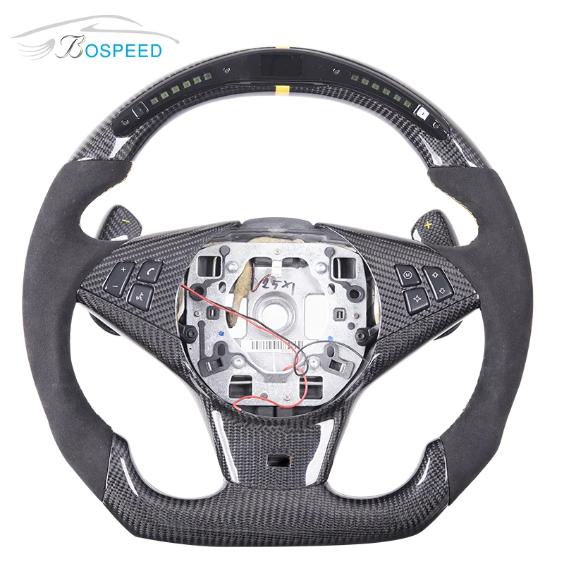
Carbon Fiber LED Steering Wheel racing car wheel For BMW E60 