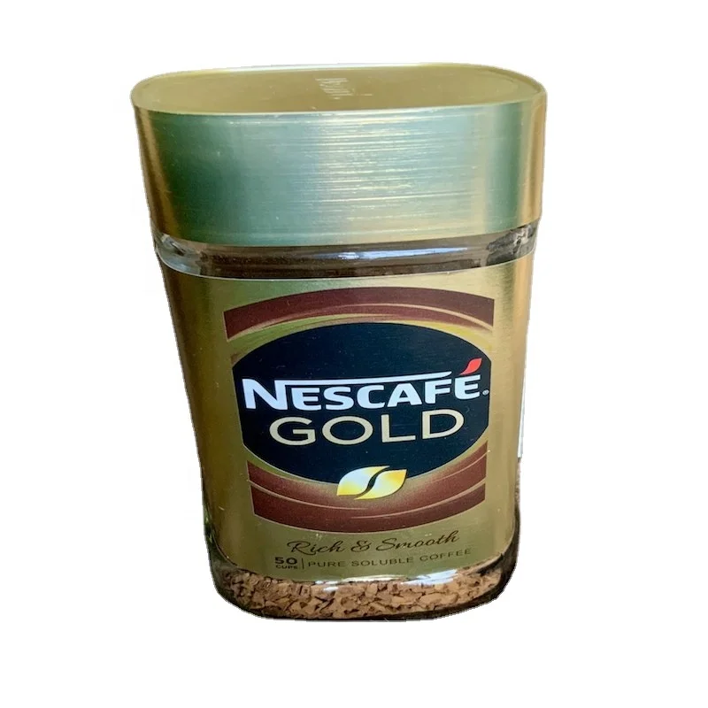 Золотой насыщенный и гладкий чистый растворимый кофе