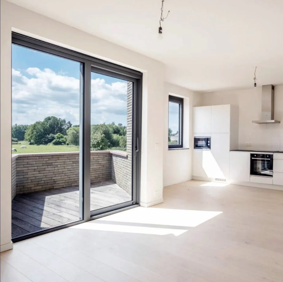 Cheap Exterior House Doors Glass Interior Solid Balcony Aluminum Door Commercial Aluminum Sliding Doors