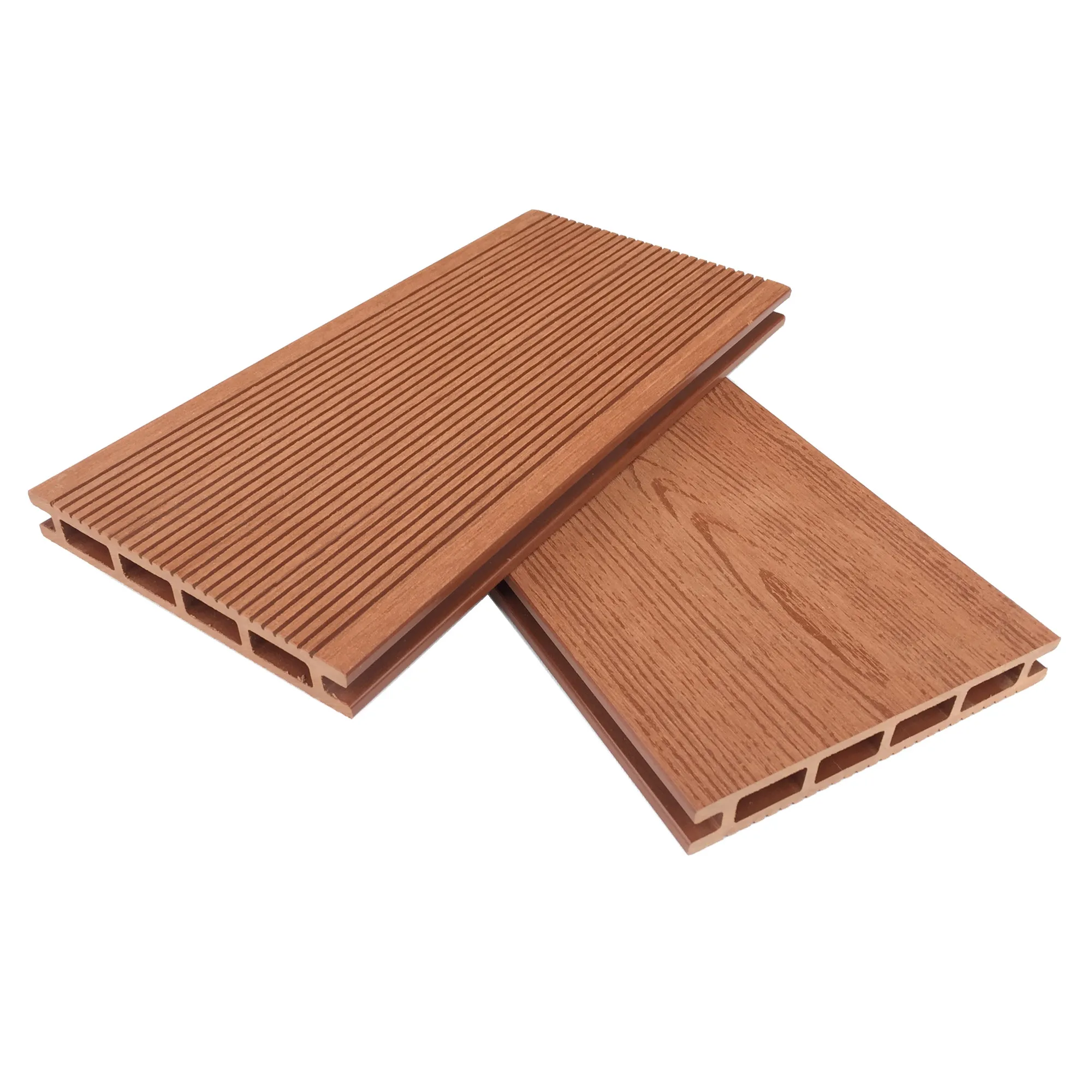 Eco-Friendly Anti-Uv Extruded Wpc Wood Plastic Composite Terrace Decking Floor