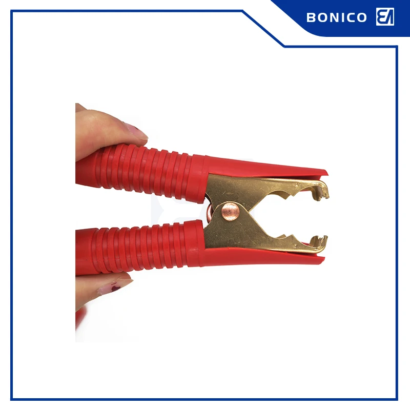 100 А 90 мм Материал из чистой меди ПВХ изолированный зажим для плоской батареи среднего размера для автомобиля