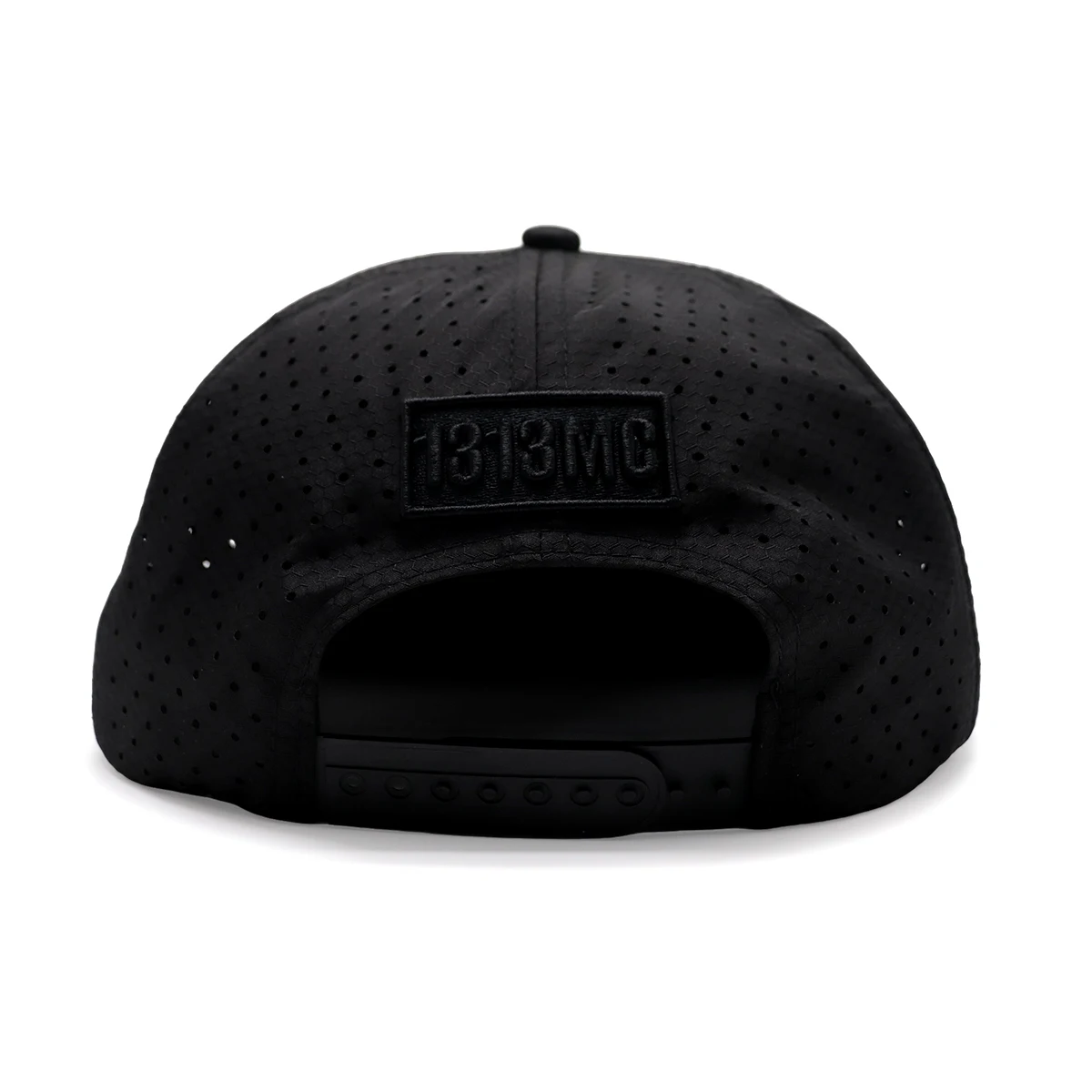 OEM Custom 7 Panel Flat Brim Embroidery Logo Luxury Laser Cut Drilling Hole Waterproof Snapback Caps Hat