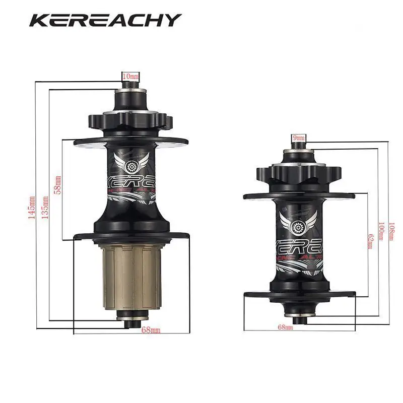 KEREACHY  Factory Customizable Fixed Gear Hub Bicycle Track 24H 36h Mountain Bike bicycle MTB Hub