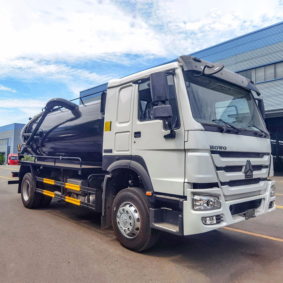 Sinotruk Howo 4x2 5000 8000 10000 12000 15000 литров вакуумный всасывающий танкер для