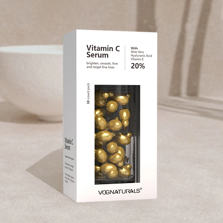 Private Label Brighten Moisturizing Smoothing Hyaluronic Acid Vitamin C Face Serum