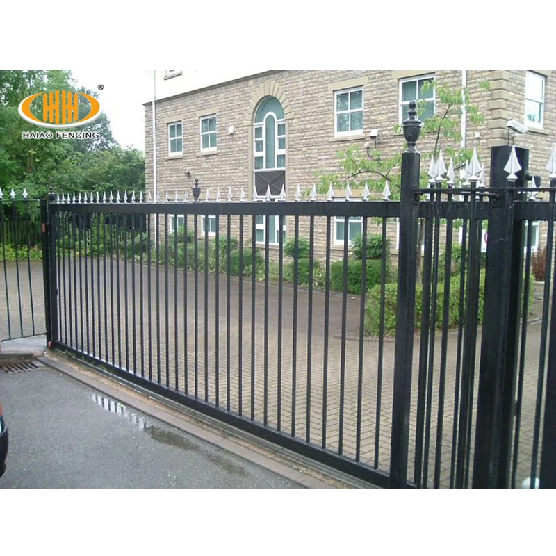 Hot selling metal iron high quality steel gate design in the philippines steel gate price
