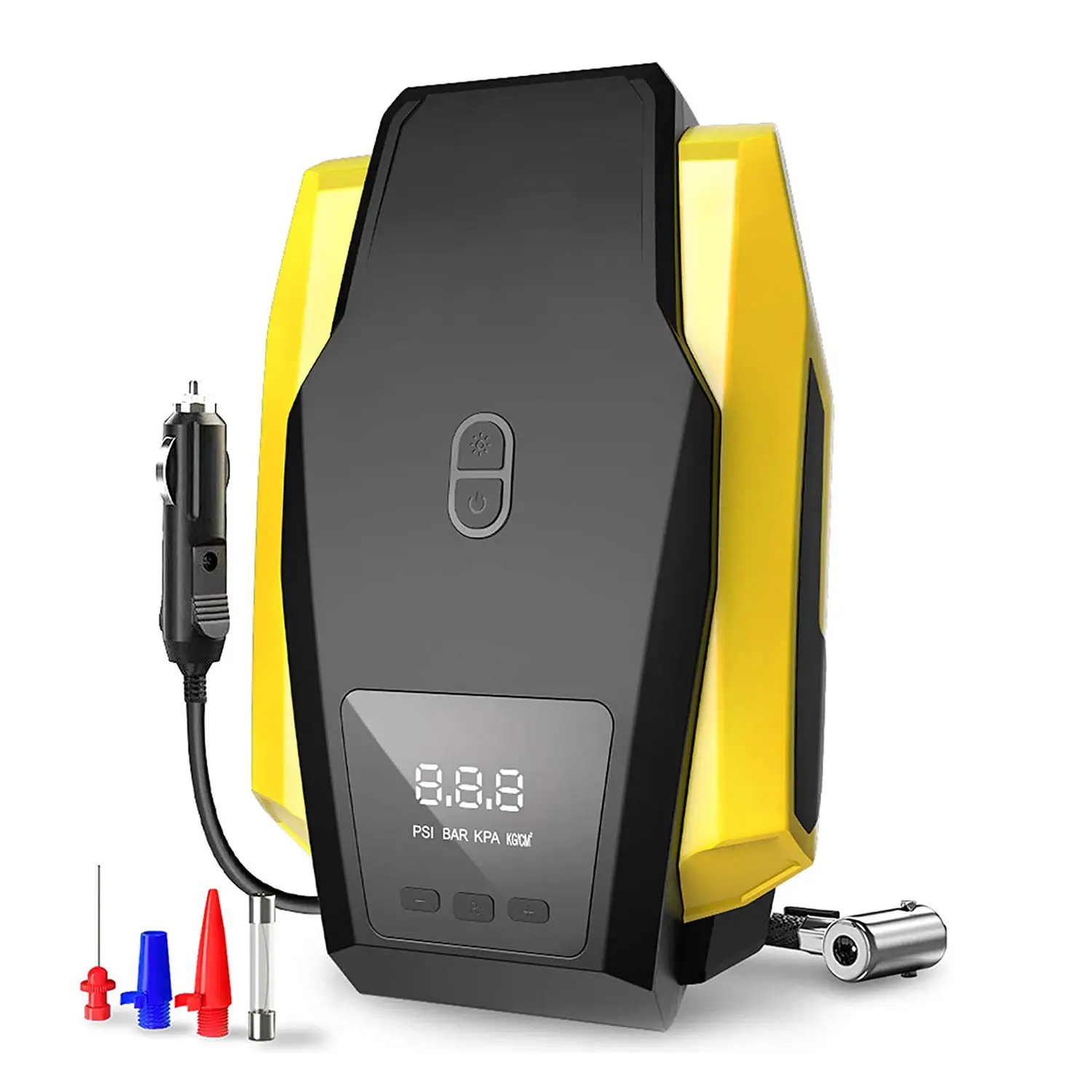 portable digital tire inflator car air compressor air pump