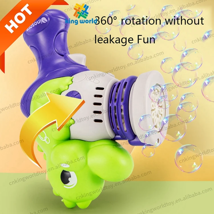 Automatic 10-hole Dinosaur Bubble Gun Toy Kids Garden Soap Water Toys Summer Leak-proof Dino Bubble Machine Toys