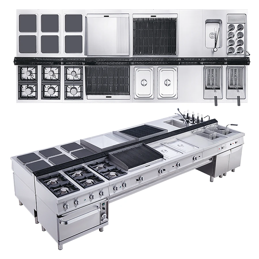 6L+6L Double-tank Table Top Deep Fryer Gas Commercial Kitchen Equipment Gas Fryer