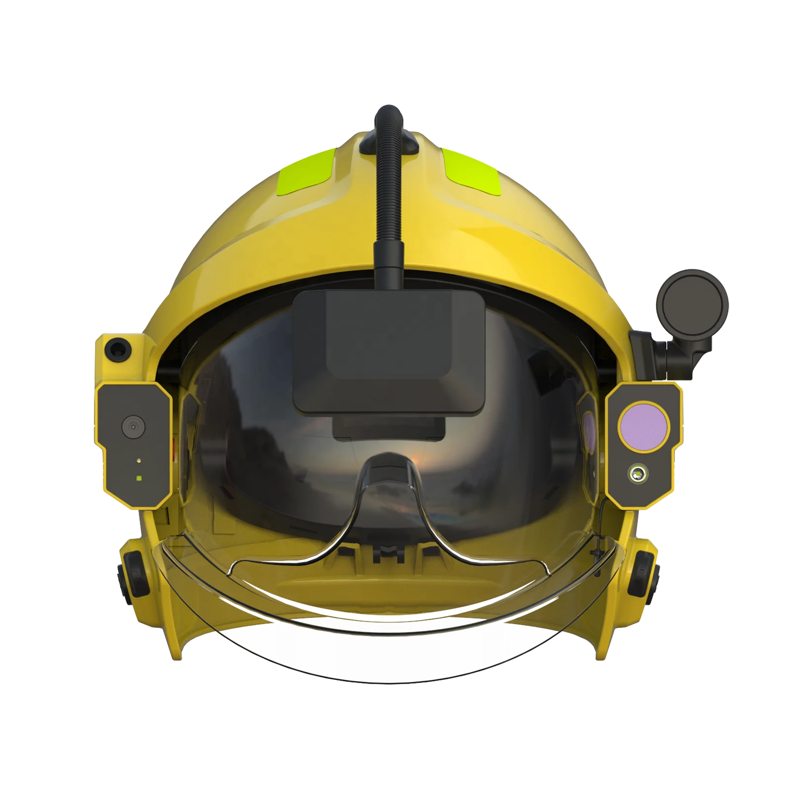 The Helmet Has A 3-Inch TFT Screen And A Dual-Light Feedback Module That Supports 5G Communication