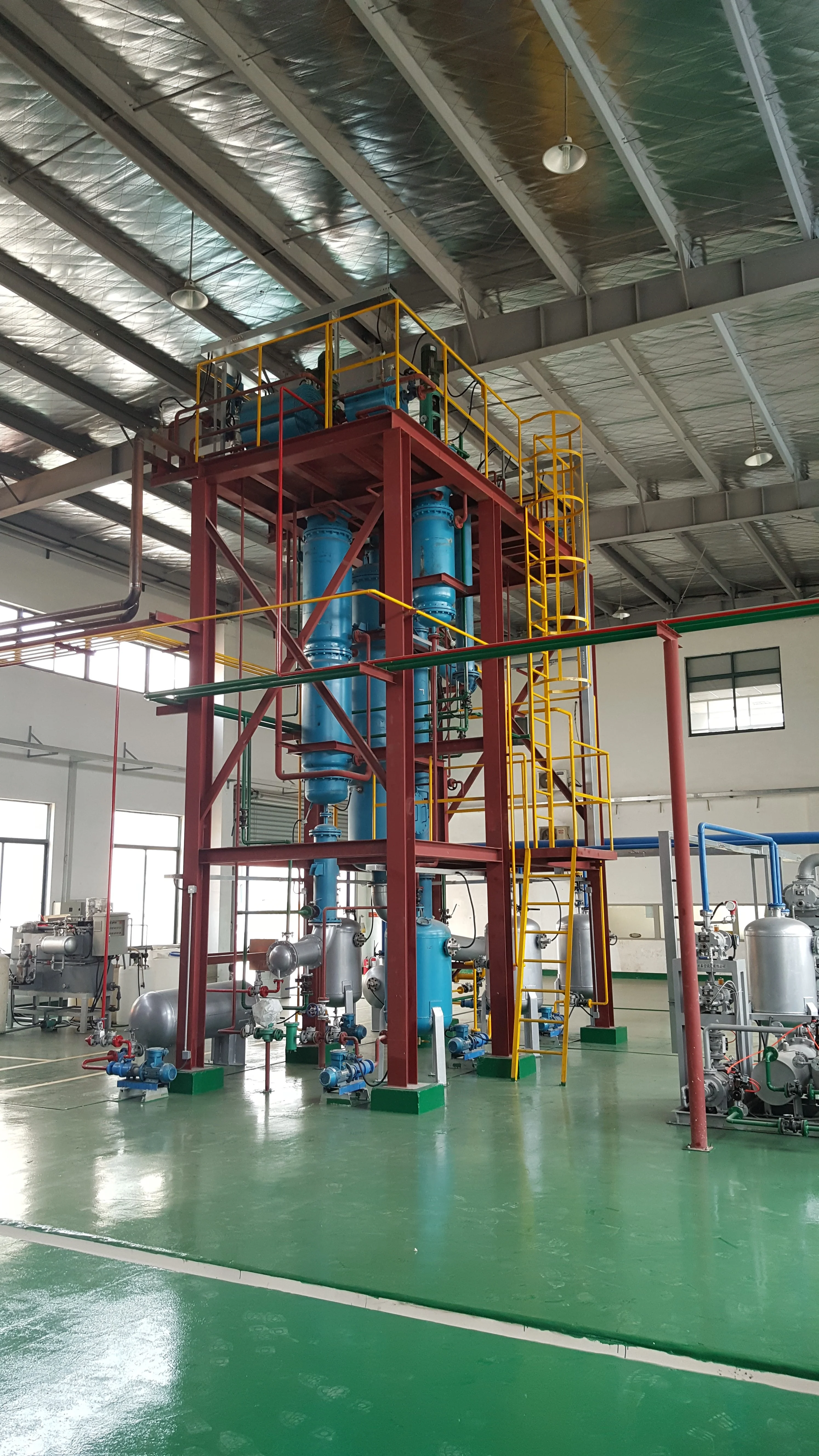 set up the production line used engine oils recycling complete finished product