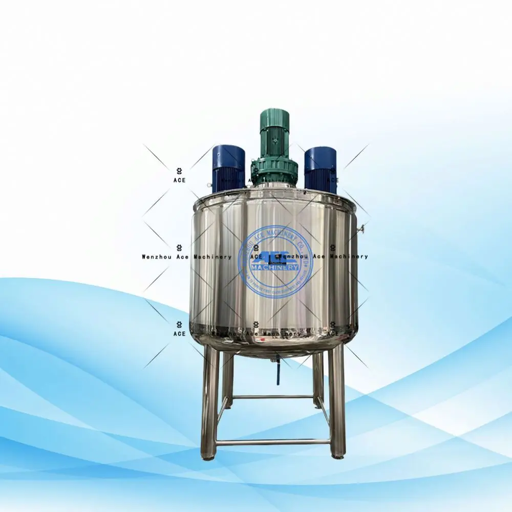 500L Mixing Tank Agitator Electric Chemical Reactor Stainless Steel Paint Mixer