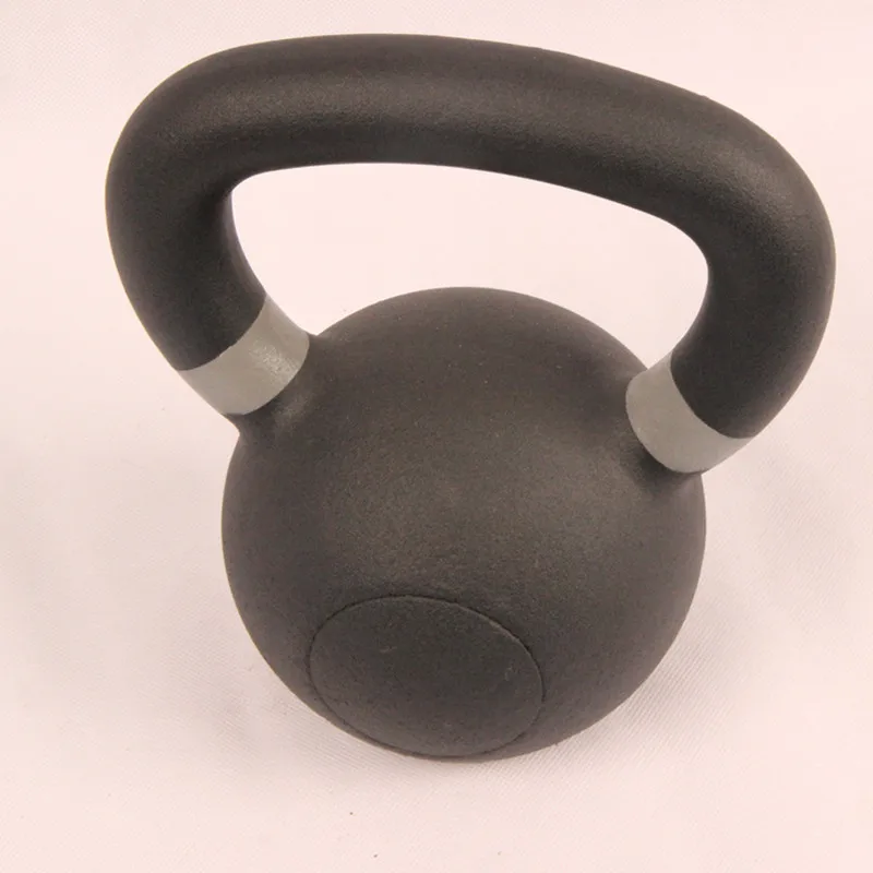 Shandong origin Hot Sale 20kg Personal Health and Fitness Solid cast iron black color Kettlebell Power Bags
