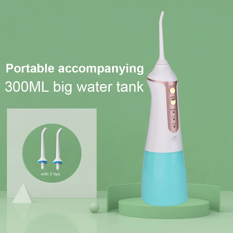 IPX7 Waterproof Cordless Water jet Flosser Portable Oral Irrigator Dental Floss water flosser for Home and Travel