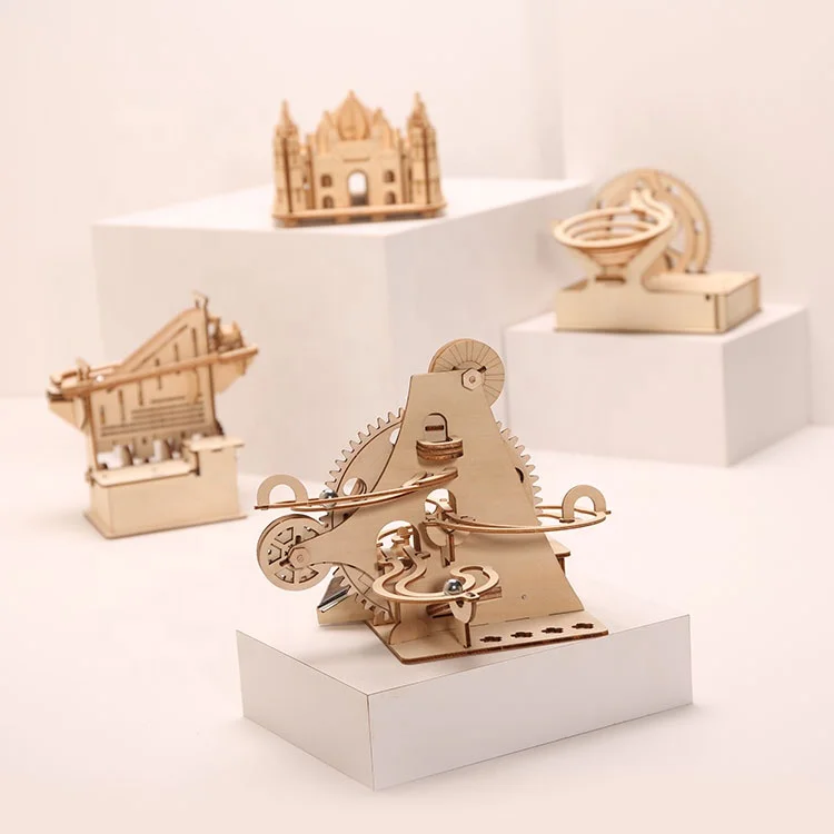 Wincent Marble run kit 3D деревянная сборная игрушка развивающие