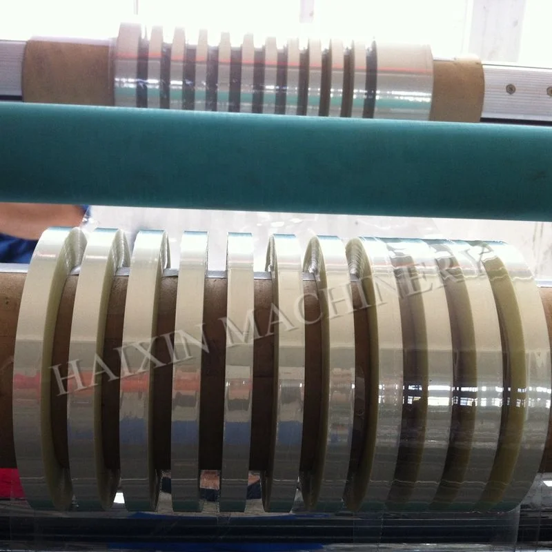 Non woven fabric plastic film paper roll foil aluminum foil slitting machine price for sale fully automatic