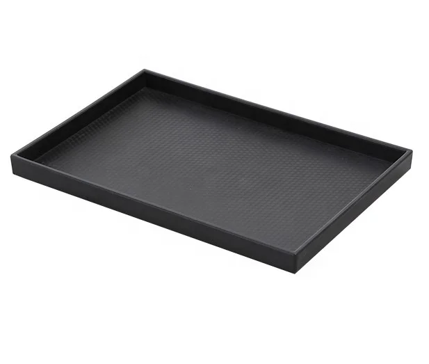 Material ABS Plastic Tray  Hotel Hospitality Welcome Serving Tray for promotional