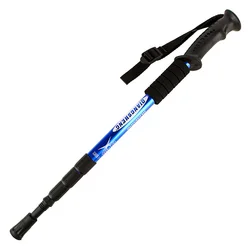 2021 best new nordic climbing adjustable anti-shock durable 6061 aluminum trekking pole outdoor walking retractable hiking stick