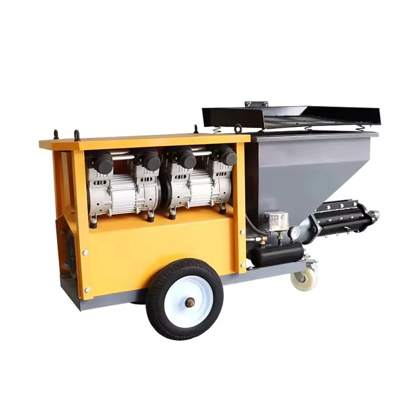High Efficiency Electric Diesel Concrete Cement Jet Mortar Pump Spray Machine Favorable Price with Core Motor Engine Components