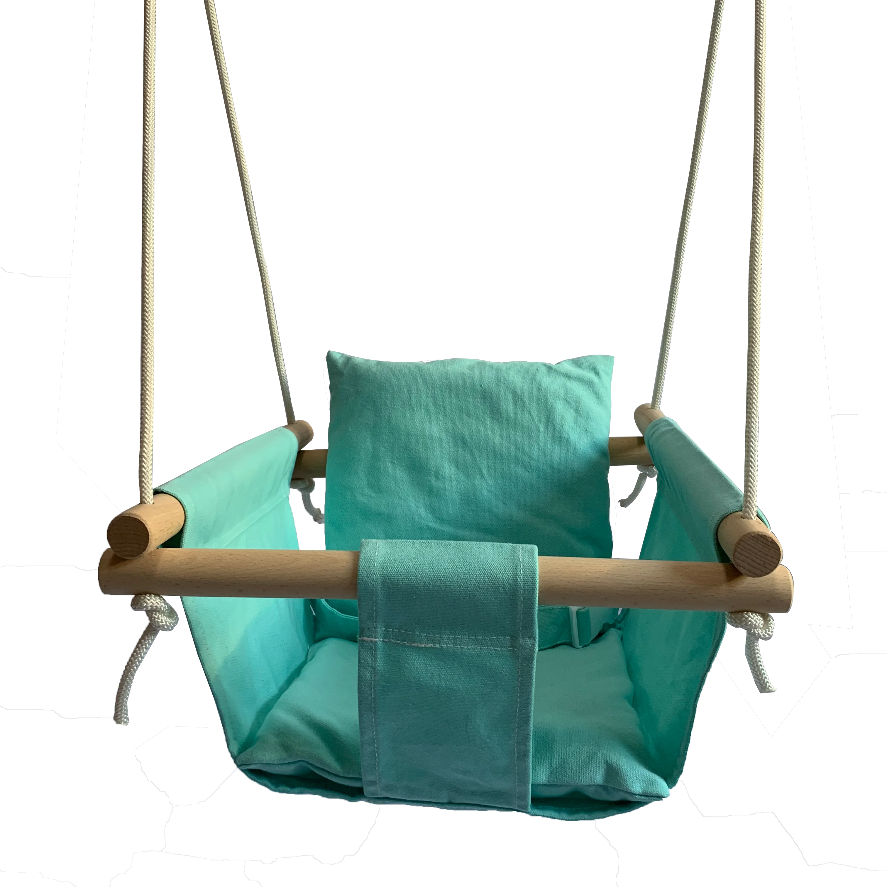 
Anti UV canvas fabric baby swing hammock chair for infant to toddler kids indoor/outdoor swing chair 