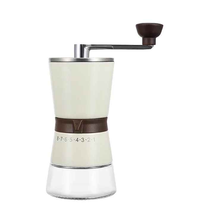 Classical 304 Stainless Steel Coffee Bean Stainless Steel Burr Grinder Adjustable Coffee Mill Outdoor Manual Coffee Grinder