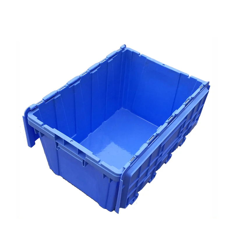Super Strong 600*400*315mm Solid Box Industrial Plastic Crate for Moving and Storage