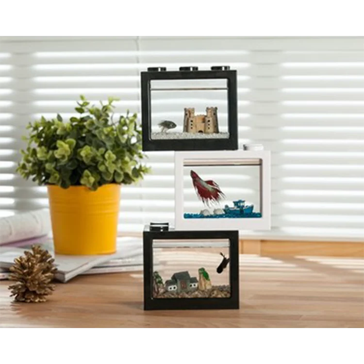 Popular Selling Wholesale Factory Price 10L/20L Guppy Fish Nano Aquarium Glass Fish Tanks%