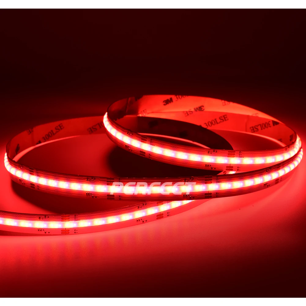 Высокоэффективная гибкая светодиодная лента COB 24 В 5 м 5600 светодиодов RGB RGBW Светодиодная
