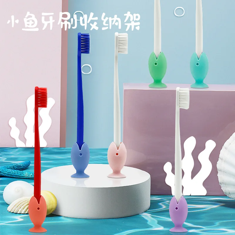 New Product Portable Bathroom Accessory Set Storage Organizer Small Size Bird Shape silicone toothbrush holder