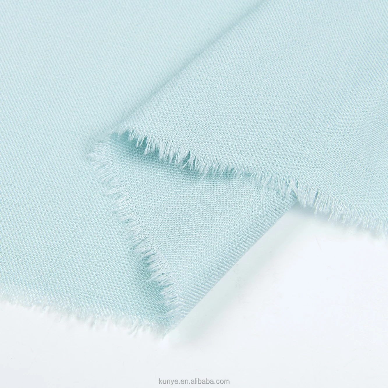 KUNYE organic linen imitation NAIA acetate fabric for woman clothing