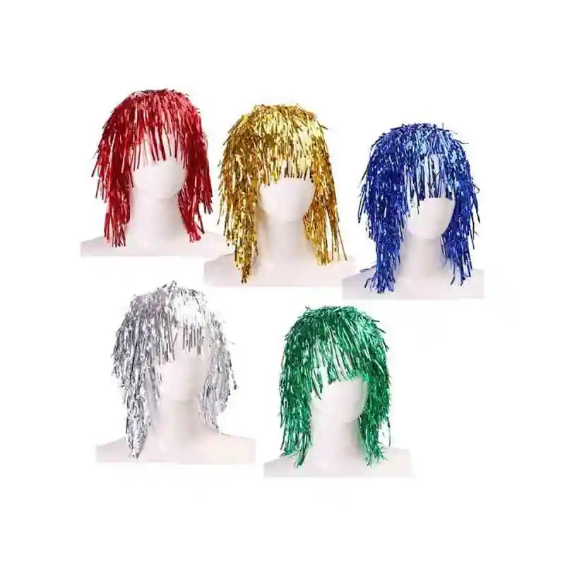 Wholesale cosplay rain silk wig disco masquerade wig children children makeup wig hair