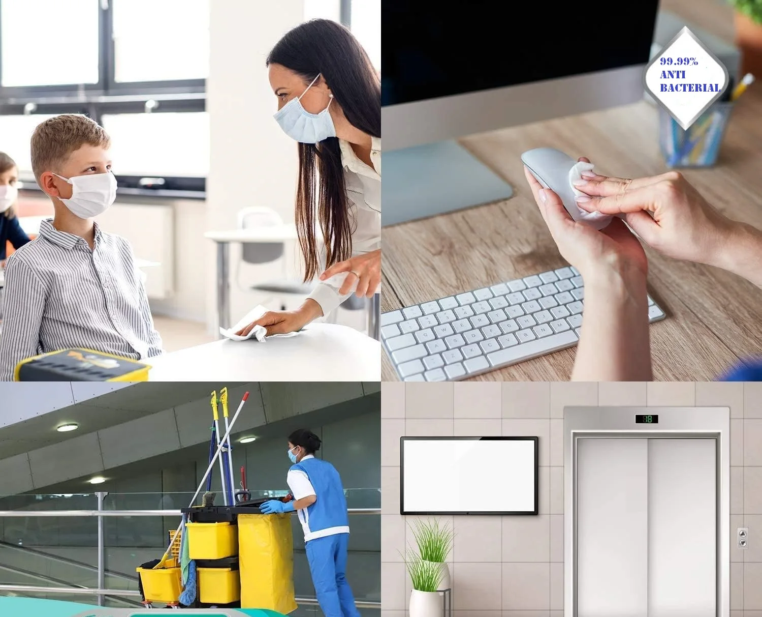 Lookon Custom Wipe Antibacterial Disinfection Disinfecting Wipes