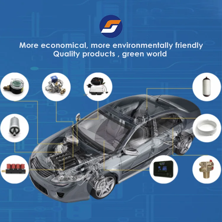 2023 new AUTO PARTS NGV LPG CNG ECU MP48 conversion kits 4 cylinder