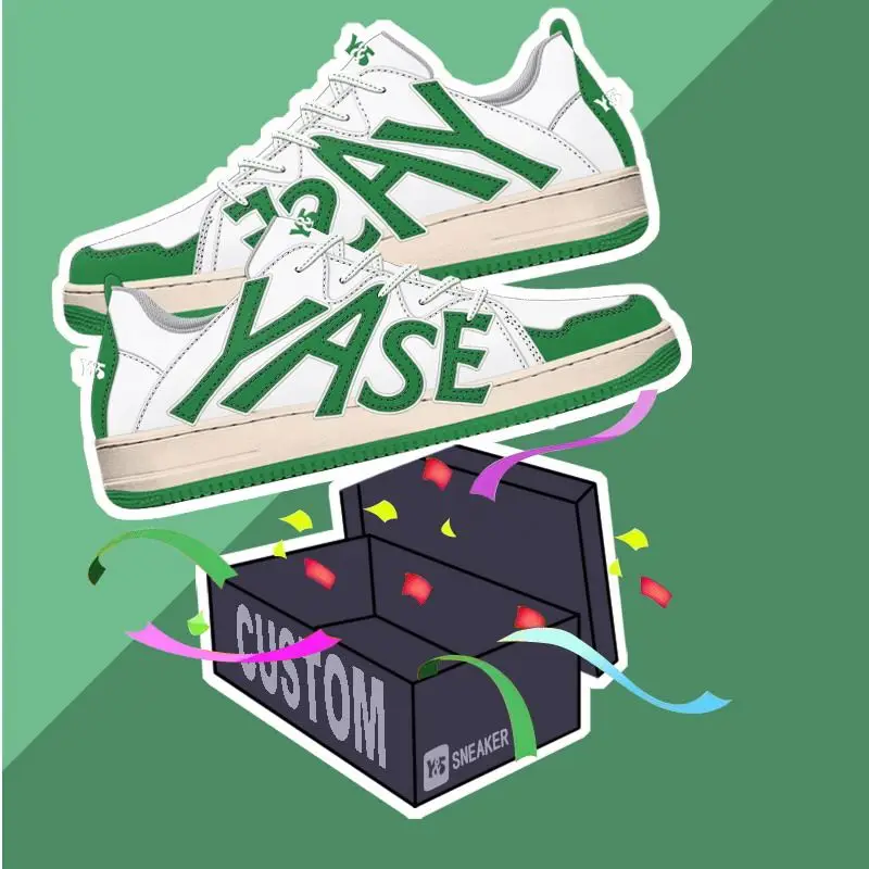 Custom Fashion Breathable Punching Pu Leather Casual Dress Flats Sneakers Skateboard Shoes For Men