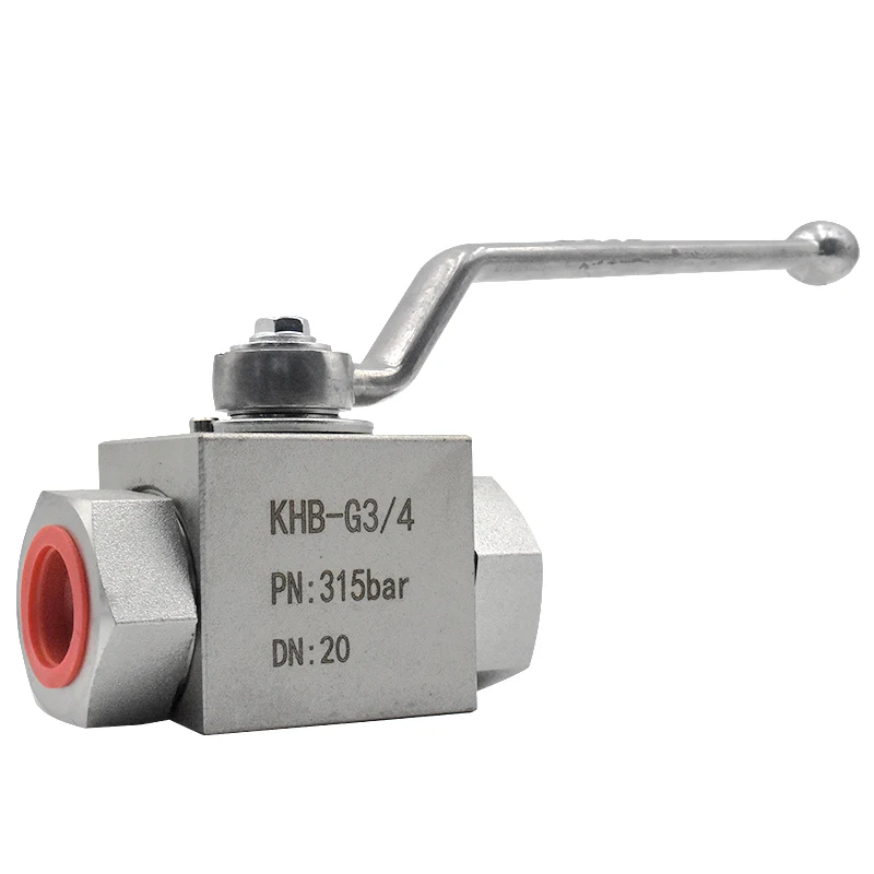 Factory Direct Sales   female thread  ball valve galvanized carbon steel  BKH-NPT1 hydraulic ball valve