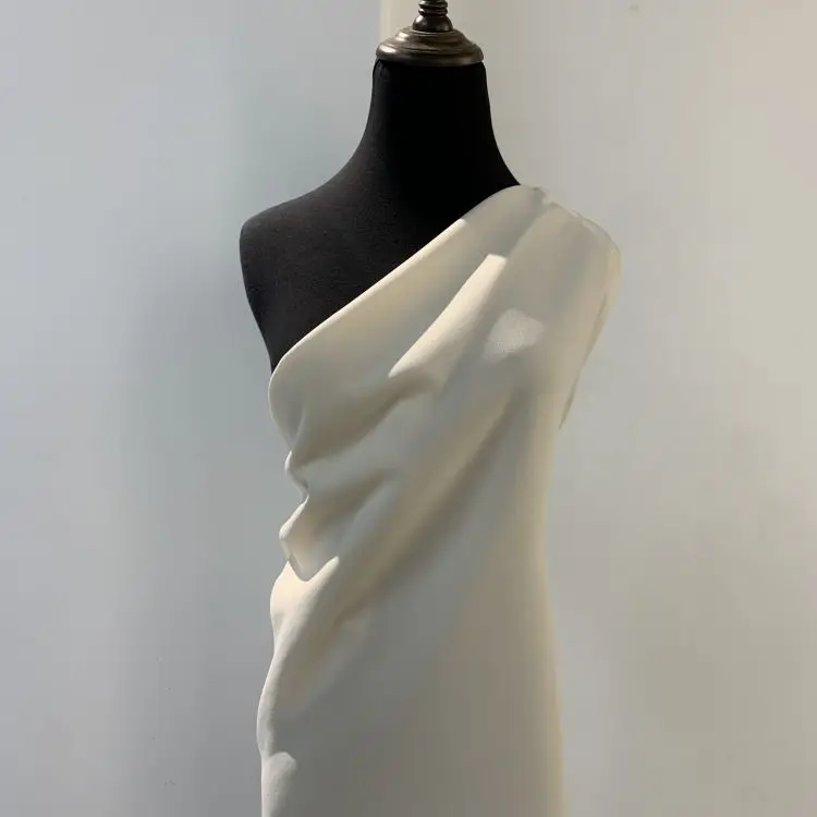 White Green Blue Cellulose Polyester Acetate Fabric For Dress