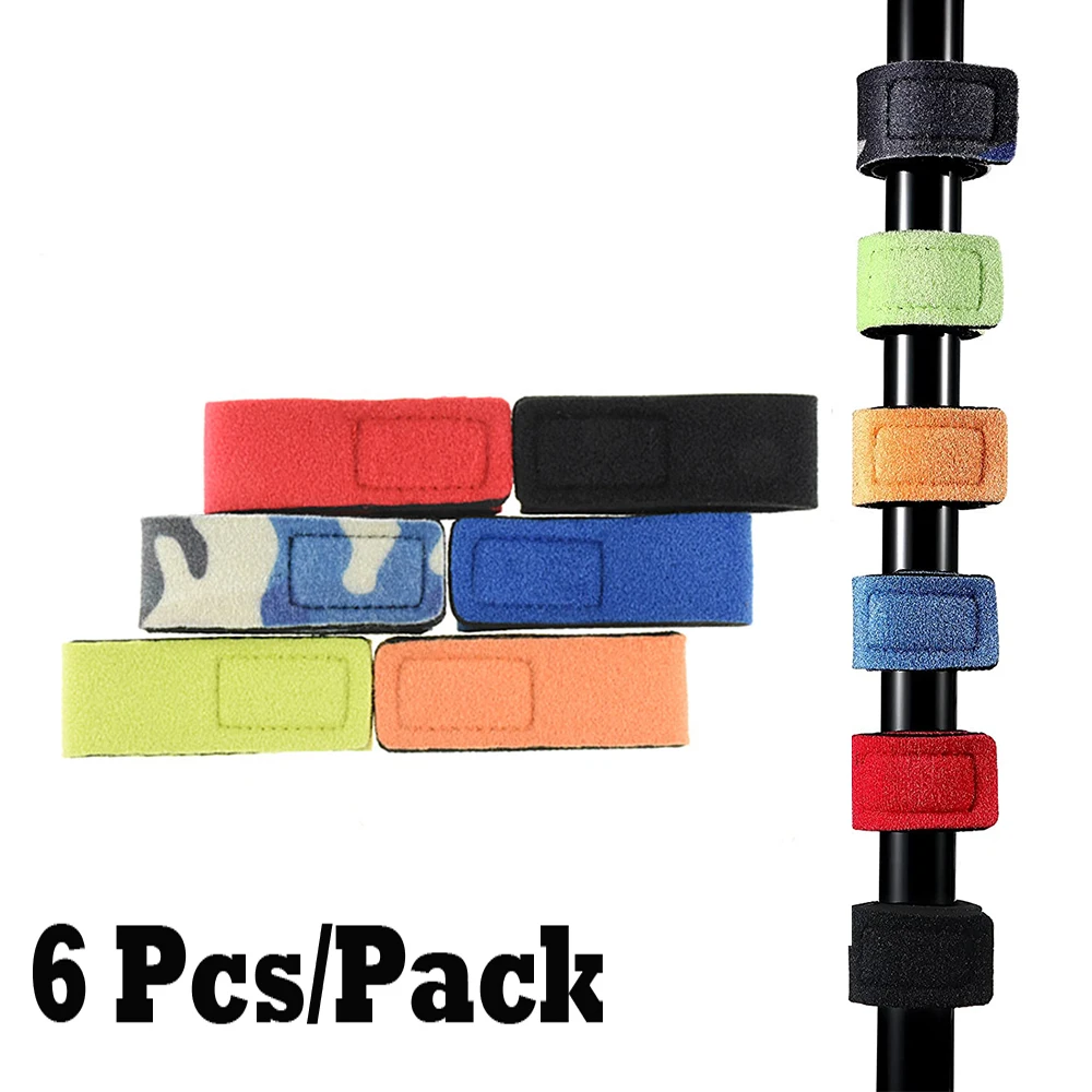 custom Stretchy fishing rod straps Gear rod ties reel Fishing Bundle strap Tackle fishing accessories