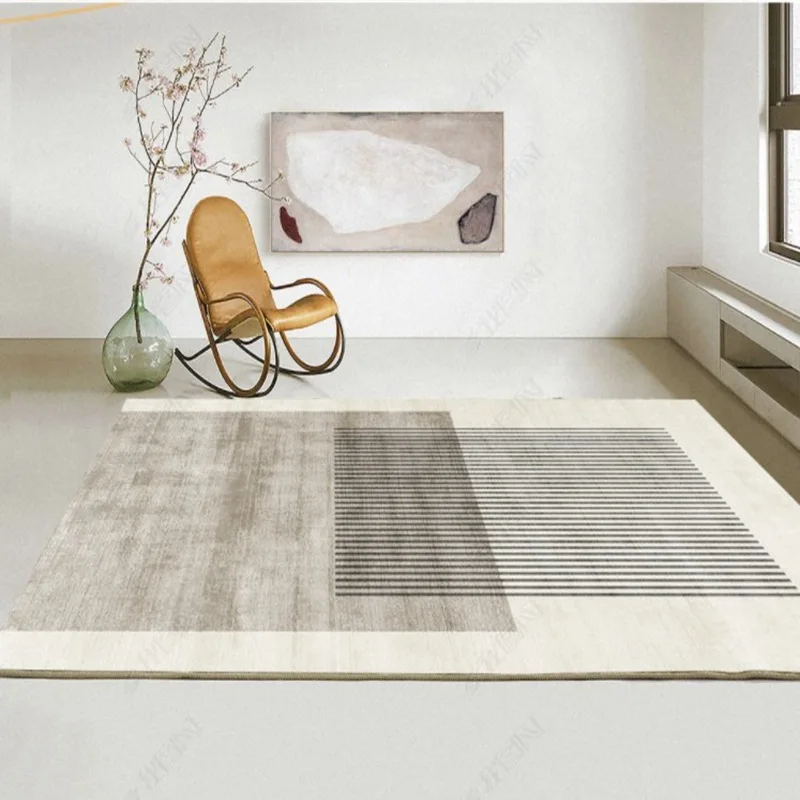 Custom 3D Print Flooring Carpets tapis Home Alfombras modern stripe Geometric Polyester large Carpet and Rugs for living room